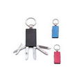 Multi-function Stainless Steel Logo Pocket Knife Keychain